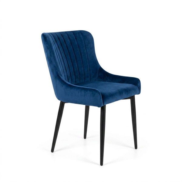 Maria Dining Chair Navy Velvet
